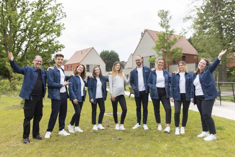 Photo de l'équipe du domaine des diamants blancs de Croix