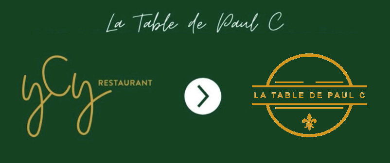 Du nouveau au restaurant ! 1 changement logo restaurant la table de paul c